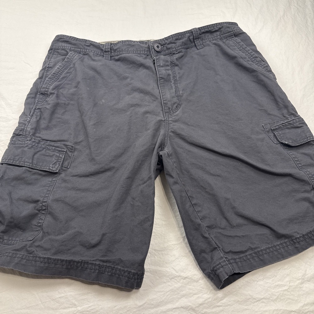Junction West Shorts Mens 40 GRAY CARGO HIKING LARGE Pockets